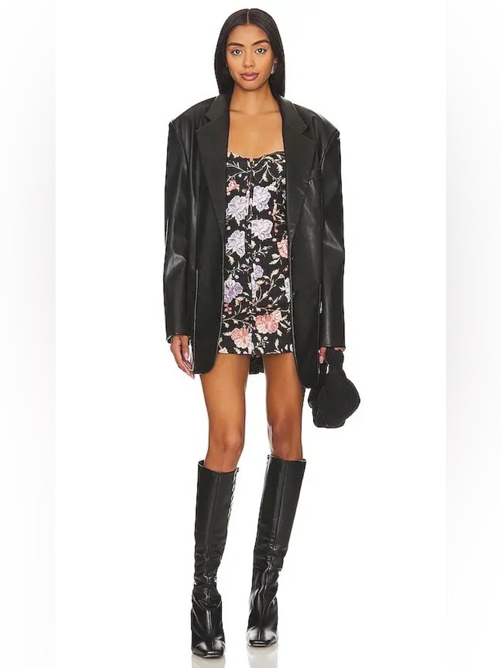 Tularosa x Revolve Serena Mini Dress in Sabine Floral - Picture 6 of 12